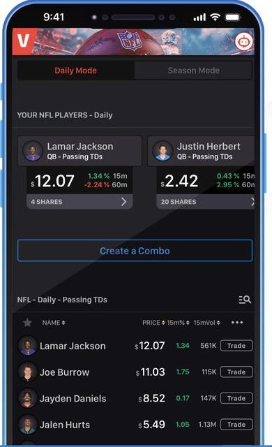 Vettor player market discovery interface